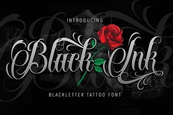 Powerful Projects with Black Ink Typography