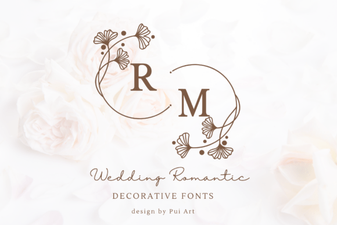 Romantic Font Designs for Weddings & Love Stories