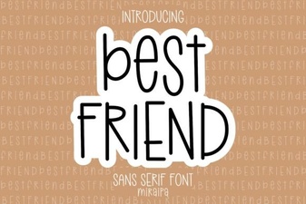 Best Friend Fonts for Creative Projects & Design