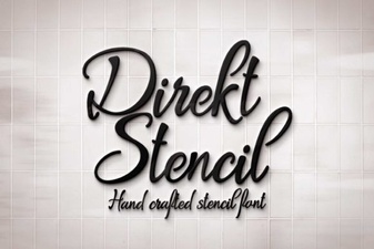 Direkt Stencil Font: Design Templates & Creative Uses