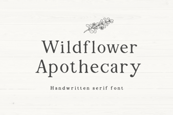 A Creative Font for Botanical Designs & Labels